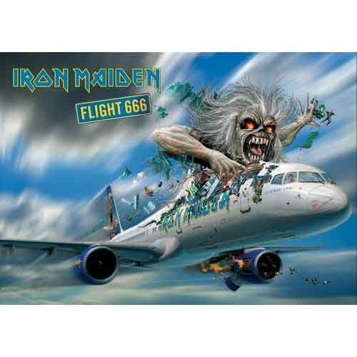 Iron Maiden 'Flight 666' Postcard