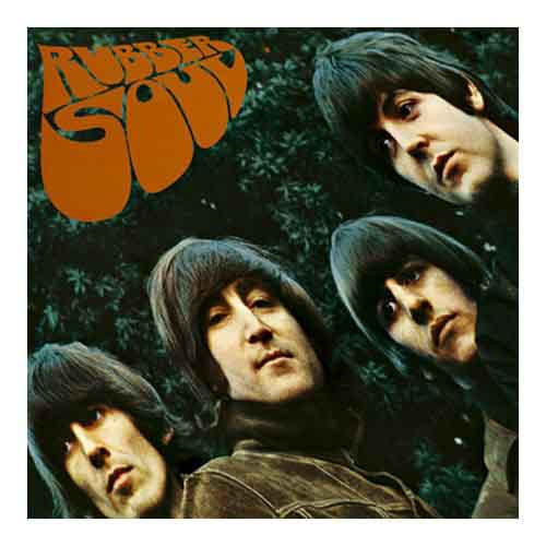 The Beatles 'Rubber Soul Album' Greetings Card