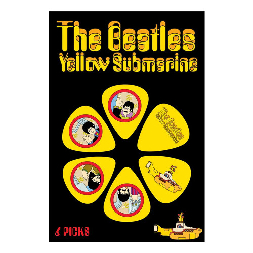 The Beatles 'Yellow Submarine Yellow' Plectrum Pack