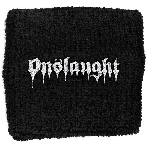 Onslaught 'Logo' Embroidered Wristband