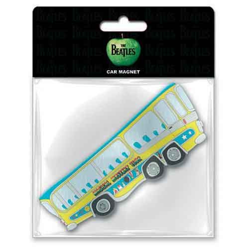 The Beatles 'Mmt Bus Car' Rubber Magnet