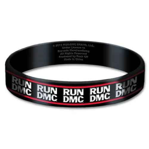 Run DMC 'Logo' Gummy Wristband