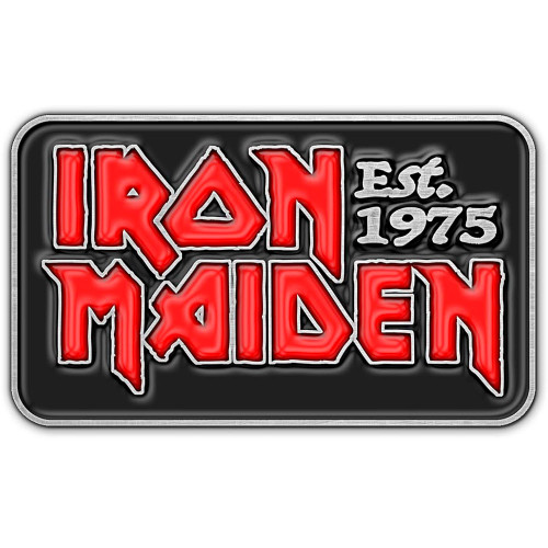 Iron Maiden 'Est 1975' Pin Badge