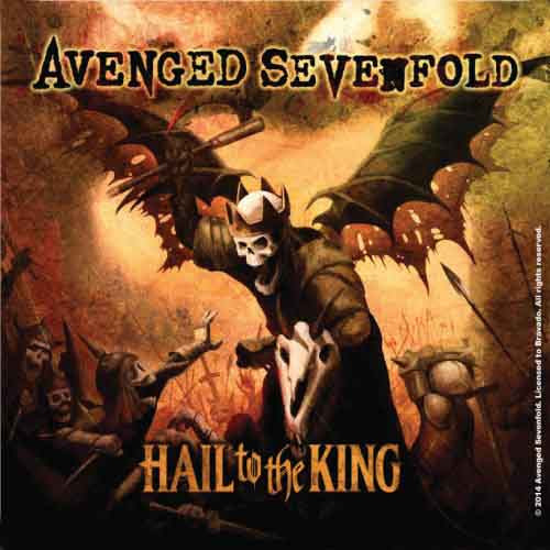 Avenged Sevenfold 'Hail To The King' Single Cork Coaster