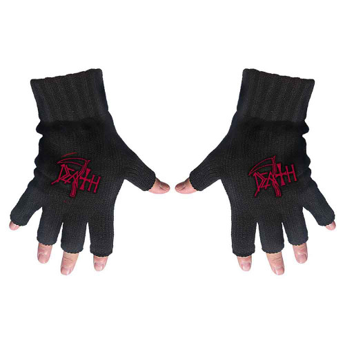 Death 'Logo' Fingerless Gloves
