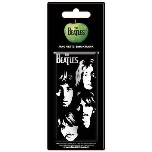 The Beatles 'Illustrated Faces' Magnetic Bookmark