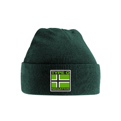 Type O Negative 'TON Flag' (Green) Cuffed Beanie Hat
