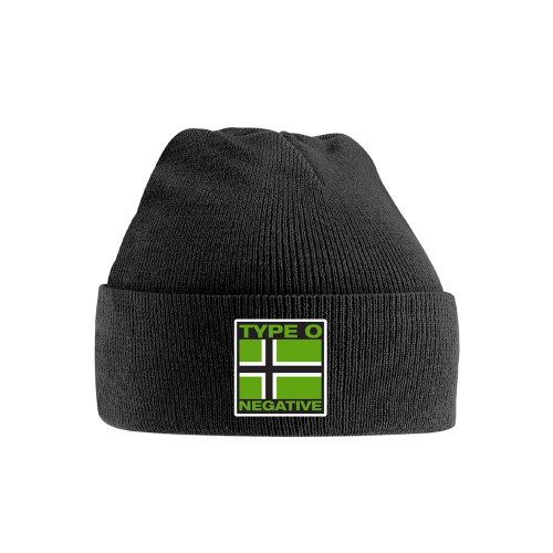 Type O Negative 'TON Flag' (Black) Cuffed Beanie Hat