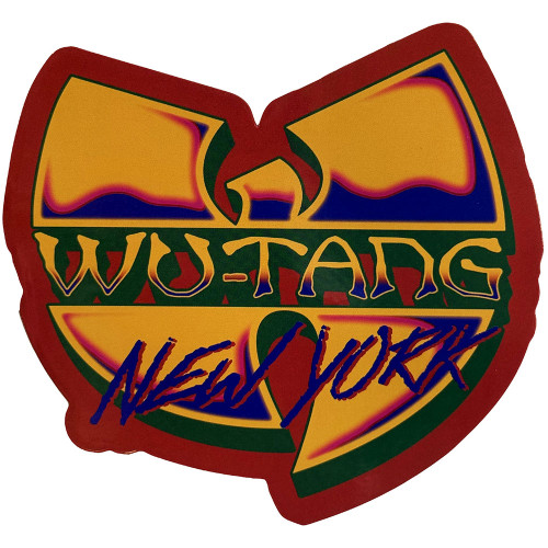 Wu-Tang Clan 'New York Logo Red' Sticker