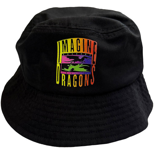 Imagine Dragons 'Double Dragons' (Faded Black) Bucket Hat