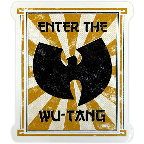 Wu-Tang Clan 'Enter The Wu-tang' Sticker