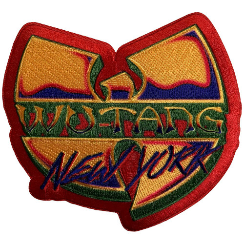Wu-Tang Clan 'New York Logo Red' Iron On Woven Patch