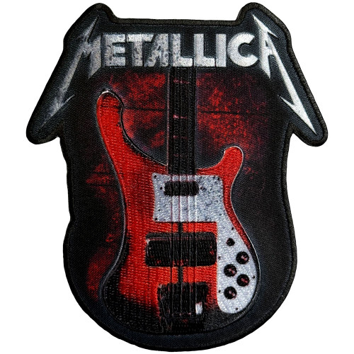 Metallica 'Cliff 'em All Bass' Iron On Woven Patch