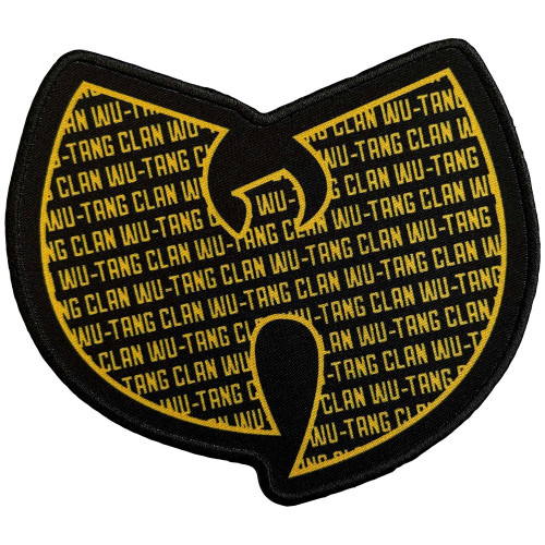Wu-Tang Clan 'Logos In Logo' Iron On Woven Patch