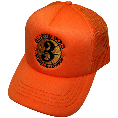 Beastie Boys 'Nyc Brouhaha Division' (Orange) Trucker Cap