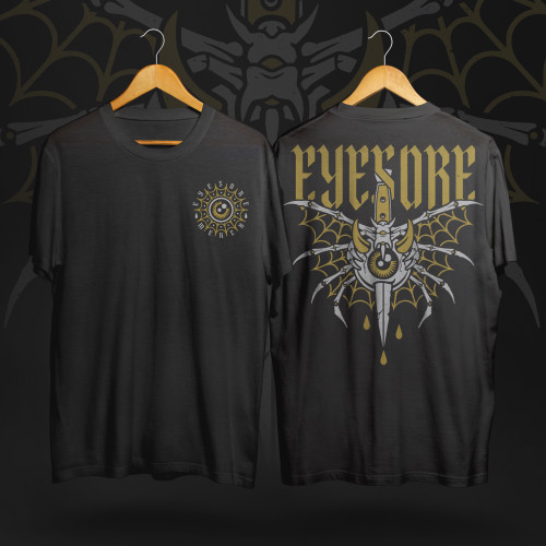 Eyesore Apparel 'Gold Web' (Black) T-Shirt
