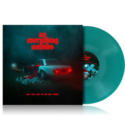 As Everything Unfolds 'Did You Ask To Be Set Free?' LP Transparent Petrol Green Vinyl