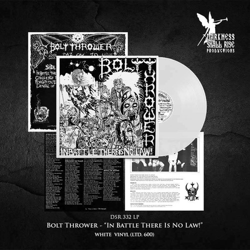 Bolt Thrower 'In Battle There Is No Law!' LP White Vinyl