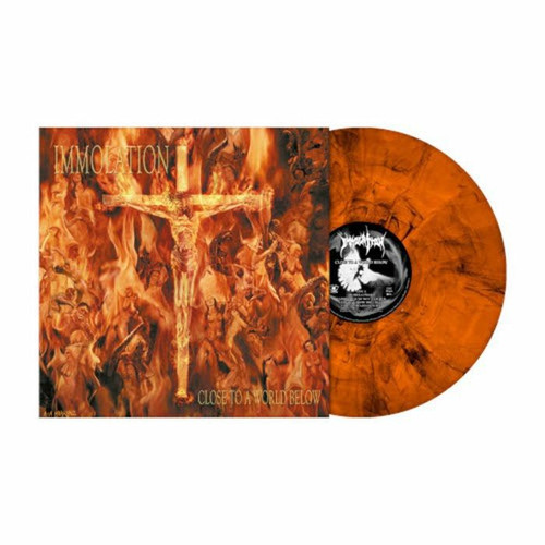 Immolation 'Close To A World Below' (25th Anniversary) LP Fiery Orange Marbled Vinyl