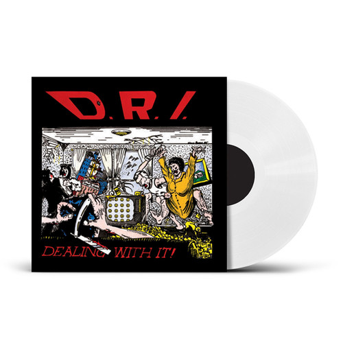 Dirty Rotten Imbeciles 'Dealing With It!' LP White Vinyl