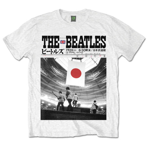 The Beatles 'Live At The Budokan' (White) T-Shirt