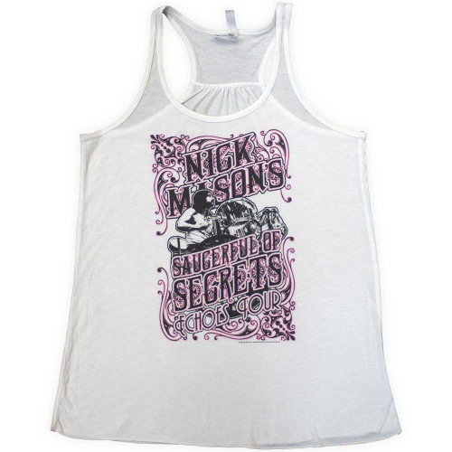 Nick Mason's Saucerful of Secrets 'Echoes Tour' (White) Vest T-Shirt