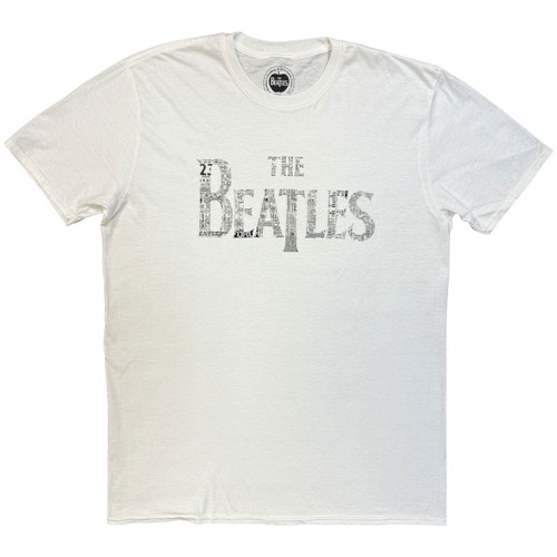 The Beatles 'Drop T Tickets' (White) T-Shirt