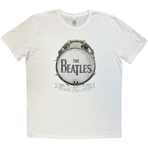 The Beatles 'World Tour 1966' (White) T-Shirt