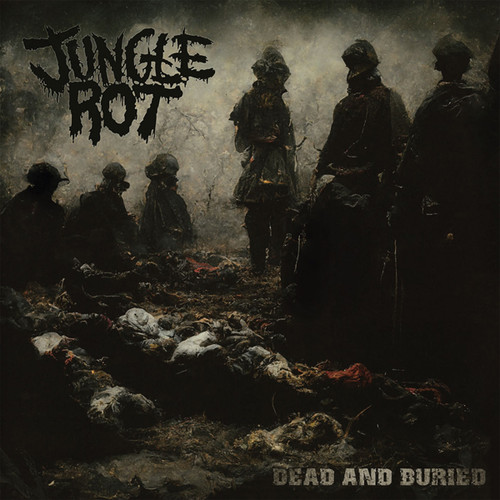 Jungle Rot 'Dead And Buried' LP Green Vinyl