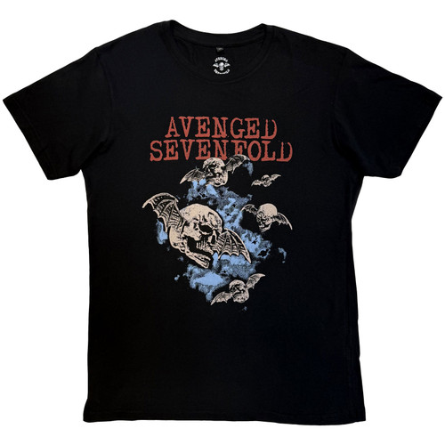 Avenged Sevenfold 'Night Bats' (Black) Carbon T-Shirt