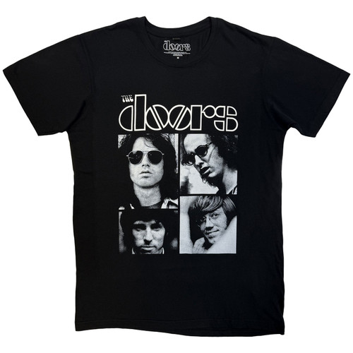 The Doors 'Squares' (Black) Carbon T-Shirt