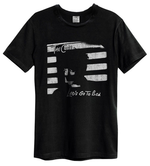 The Cure 'Let's Go To Bed' (Black) T-Shirt