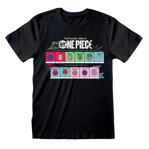 One Piece 'Devil Fruit' (Black) T-Shirt