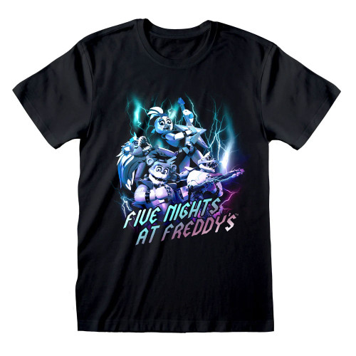 Five Nights At Freddy's 'Band' (Black) T-Shirt