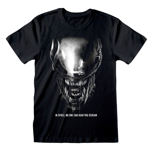 Alien 'Xenomorph Close Up' (Black) T-Shirt