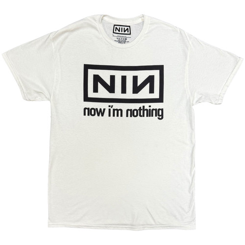 Nine Inch Nails 'Now I'm Nothing' (White) T-Shirt