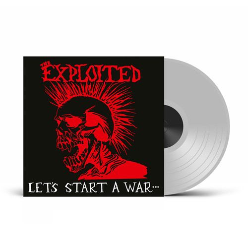 The Exploited 'Let's Start A War...' LP Clear Vinyl