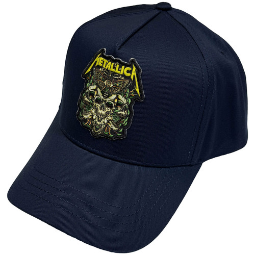 Metallica 'Moth Into Flame' (Blue) Baseball Cap