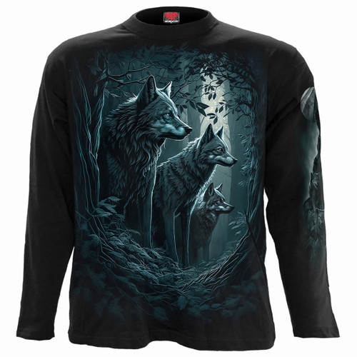 Spiral 'Forest Guardians' (Black) Long Sleeve Shirt