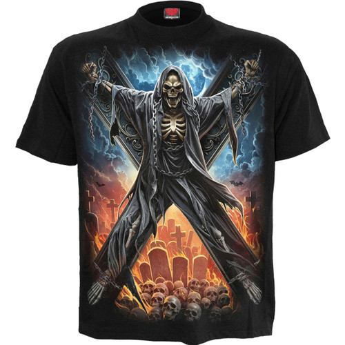 Spiral 'Crossed Over' (Black) T-Shirt