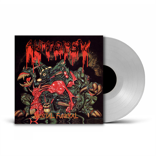 Autopsy 'Mental Funeral' LP Clear Vinyl