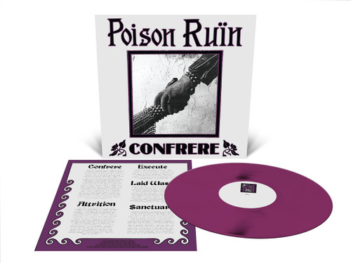 Poison Ruin 'Confrere' LP Deep Purple Vinyl