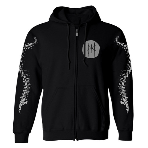 Myrkur 'Spine' (Black) Zip Up Hoodie - US Import