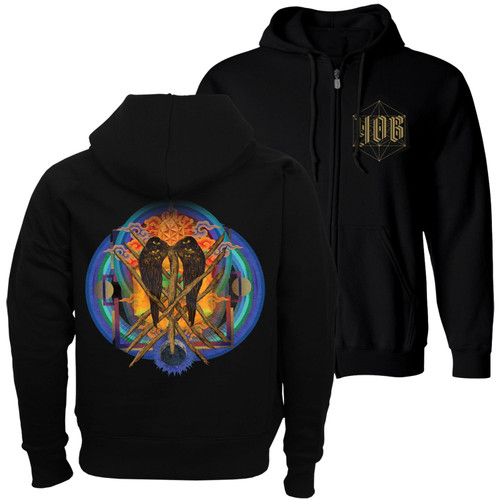 YOB 'Our Raw Heart' (Black) Zip Up Hoodie - US Import