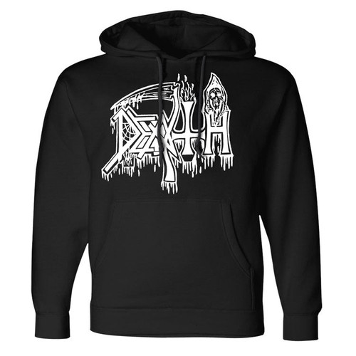 Death 'Classic Logo' (Black) Pullover Hoodie - US Import