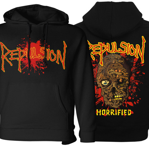 Repulsion 'Horrified' (Black) Pullover Hoodie - US Import