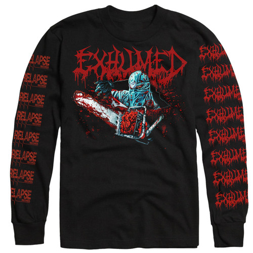 Exhumed 'Horror' (Black) Long Sleeve Shirt - US Import