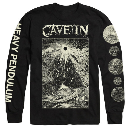 Cave In 'Heavy Pendulum V2' (Black) Long Sleeve Shirt - US Import