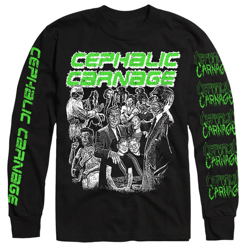 Cephalic Carnage 'Exploiting Dysfunction' (Black) Long Sleeve Shirt - US Import