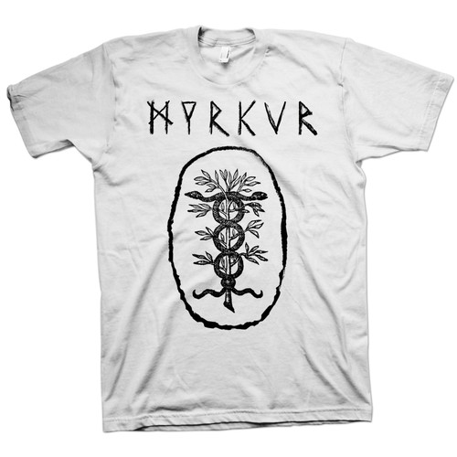 Myrkur 'Snake' (White) T-Shirt - US Import